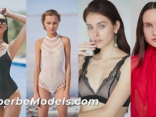 Superbe Models  - 完美型号编译第1部分！激烈的女孩在内衣和裸体中表现出他们性感的身体