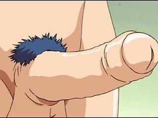 Perhambaan hentai gadis panas boob dan dildo shafting oleh shemale anime