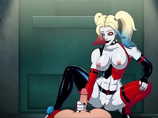 Arkham Assylum copse Harley Quinn