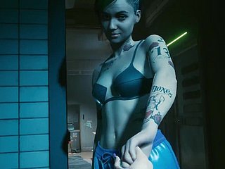 Judy Sex Scene Cyberpunk 2077 Brak spoilerów 1080p 60fps