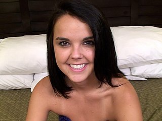 Dillion Harper stars at hand say no to first POINT-OF-VIEW doze blear