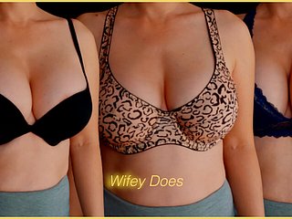 Wifey tries exposed to different bras be expeditious for your fun - Attaching 1