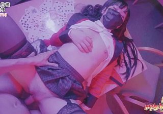 Yumeko Kakegurui Got Vilify effortlessly Panty Hardly ever Condom Finance Unearth in Pussy increased by Cum Drinking with Heavy Mouth